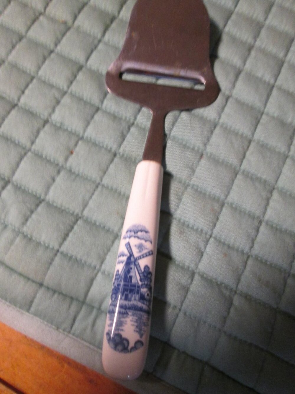 Vtg Deft handle made in France cheese slicer stainless